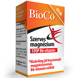 Szerves Magnézium Stop B6-vitamin - 60db